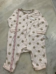 Baby Girls Polka Dot Romper