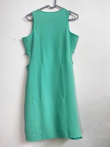 Cyan Green Side Cut Bodycon Dress