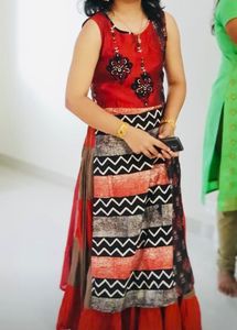 Ethnic Multicolour Gown