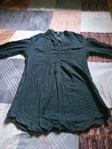 Elegant Black Kurta Top