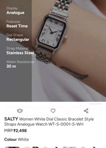 classic bracelet style analogue watch