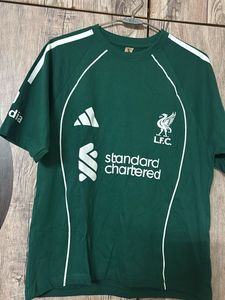 unisex Liverpool FC Green  T-Shirt