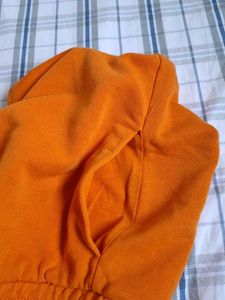 Bright Orange Sweat Shorts