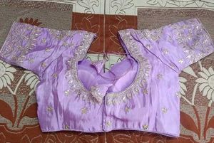 Elegant Lilac Embroidered Lehenga Set