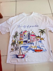 White Graphic T-Shirt