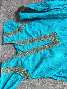 Beautiful Blue Lehenga Choli Set