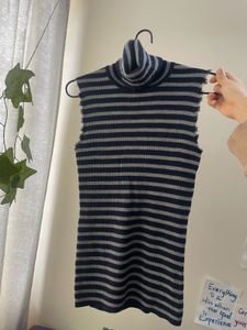 Y2K Punk Turtleneck Top