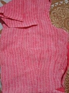 Pink Striped Blouse