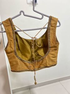 Dark Green &amp; Gold Ethnic Lehenga Set with Dupatta
