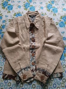 Pure Khadi Jacket L/M Bust 40 By Measuremnt