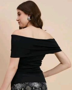 Chic Black Off-Shoulder Top