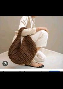 Chic Crochet Hobo Bag