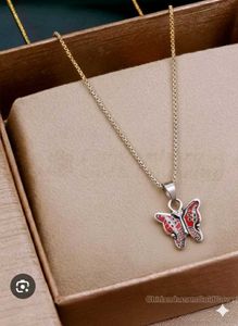 Butterfly Pendant Necklace (it's fully untouched)