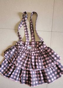 Baby Girl Dungarees Set