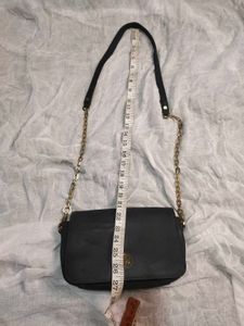 Tory Burch Black Leather Crossbody Bag