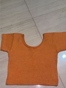 Orange Cropped Top