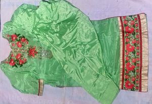 Women's Sea Green Embroidered Anarkali Kurta | Sty