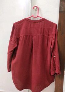 rust red tunic top/kurti🎀