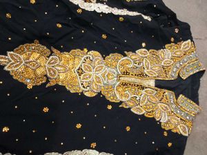 Black Embellished Kurta