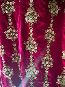 Stunning Embroidered Velvet Lehenga