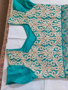 🧕💃👰Embroidered Teal Kurta Set