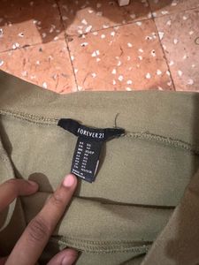 Swap Olive Bodycon Skirt