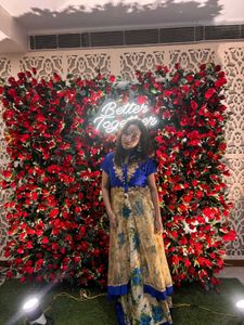 Anarkali gown with chunni