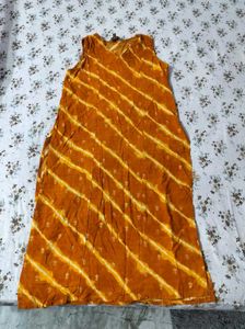 Beautiful Orange Tie-Dye Kurta🧡😍