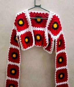 Granny Square handmade Crochet Cardigan