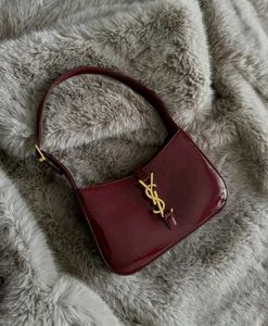 ysl dupe Patent Leather Shoulder Bag