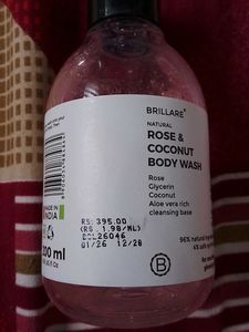 Brillare Rose &amp; Coconut Body Wash