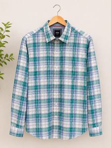 Max Men's Plaid Long Sleeve Shirt