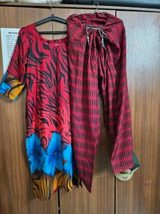Cotton Kurti Set With Lining