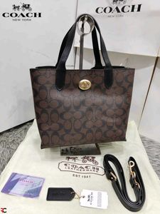 COACH*  *WILLOW SIGNATURE MONOGRAM CANVAS MINI TOT