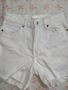 Denim shorts