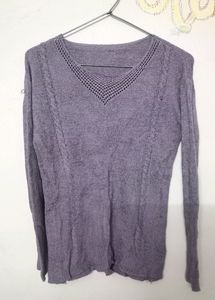 Purple Sweater Stylish