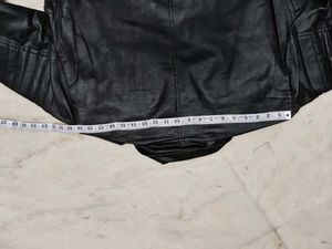 Men's Black Faux Leather Biker Jacket