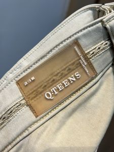 Women's Beige Cropped Pants
