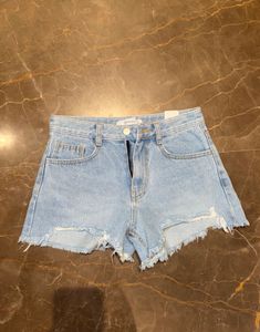 Light Wash Denim Shorts