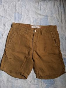 Men's Casual Brown Shorts