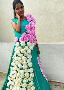 floral dress for photo shoot birthday party