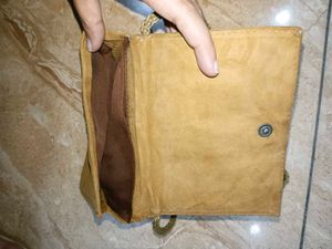 Embroidered Bird Sling Bag