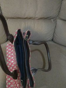 Chic Floral Print Handbag