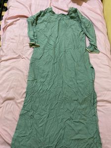 Beautiful Green Embroidered Kurta