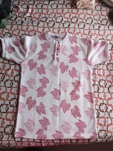Leaf Print T-Shirt