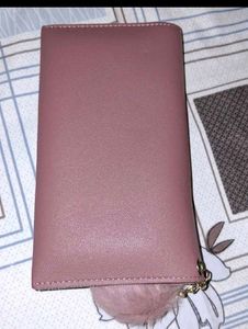 Pink Studded Wallet