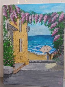 Original Painting On Canvas Board