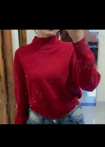 🚨sale🚨Red Turtleneck Sweater
