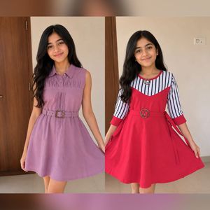 Cute Girls Dresses - Set of 2