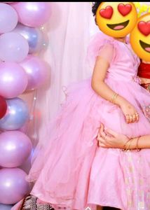B'day Party Long Frock For Kids